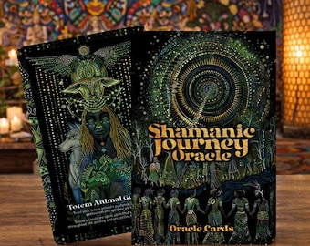 Shamanic Journey Oracle - 22 Oracle Cards - Exploring the shamanic path - Divination Tool
