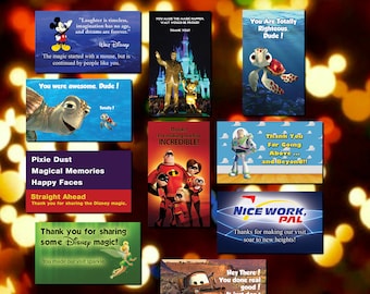 Set of 10 Cast Member Appreciation Cards Mousekeeping Thank You