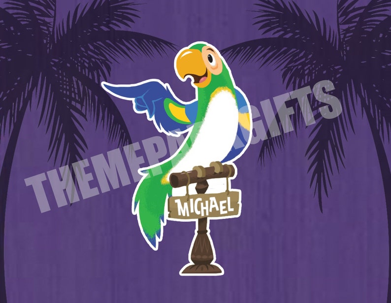 Enchanted Tiki Room Birds Magnets Set of Five image 4