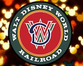 WDW Railroad Logo -  Disney Inspired Passholder Magnet