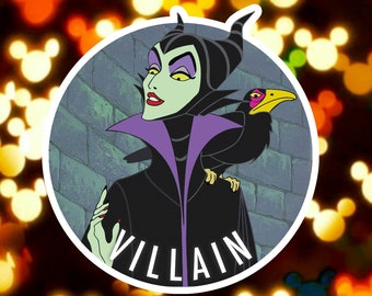 マレフィセント - 悪役 - ディズニー風パスホルダーマグネット - Etsy 日本
