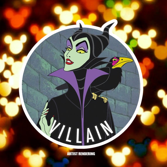 Maleficent - Villain -  Disney Inspired Passholder Magnet