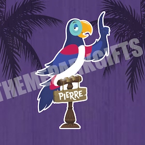 Enchanted Tiki Room Birds Magnets Set of Five image 5