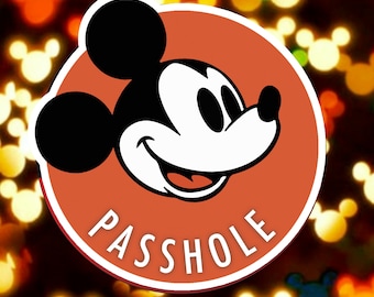 Mickey Passhole - Magnete porta-pass ispirato a Disney