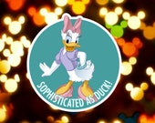Sophisticated Daisy Duck - 3 inch  Disney Inspired Passholder Magnet