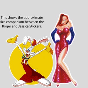 Jessica Rabbit Disney Inspired 4 Sticker image 3