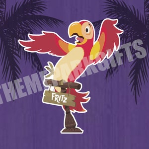 Enchanted Tiki Room Birds Magnets Set of Five image 2