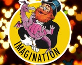 Dreamfinder and Figment - Imagination -  Disney Inspired Passholder Magnet