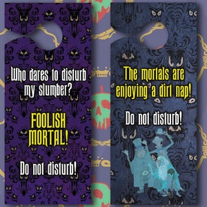 Pick Three Door Hangers - Disney Inspired Do Not Disturb Door Hanger