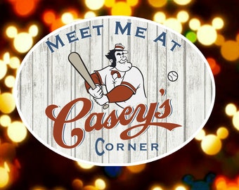 Meet Me At Casey's Corner  -  Disney Inspired Magnet