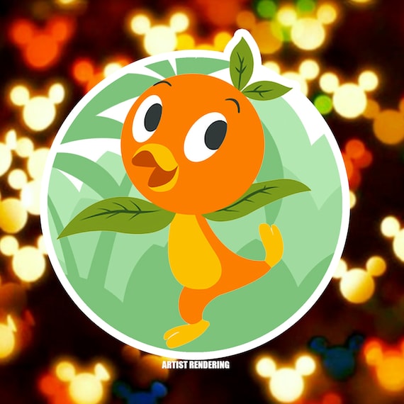 The Orange Bird -  Disney Inspired Magnet