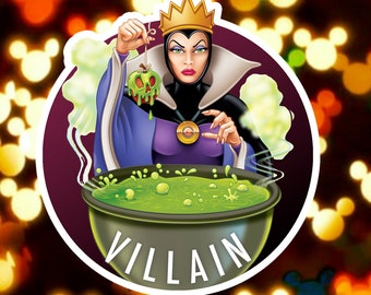 The Evil Queen - Villain -  Disney Inspired Passholder Magnet