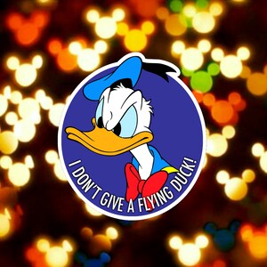 Angry Donald - 3 inch  Disney Inspired Passholder Magnet