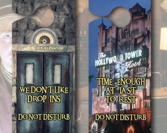 Tower of Terror - Do Not Disturb Door Hanger