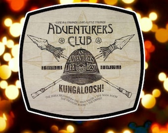 The Adventurers Club - Pleasure Island - op Disney geïnspireerde magneet