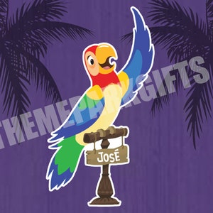 Enchanted Tiki Room Birds Magnets Set of Five image 3