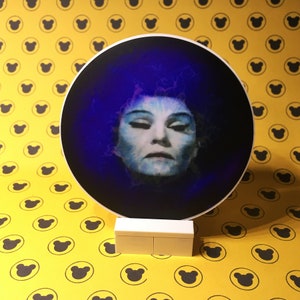 Madame Leota - Haunted Mansion Inspired -  3&quot; Round Sticker