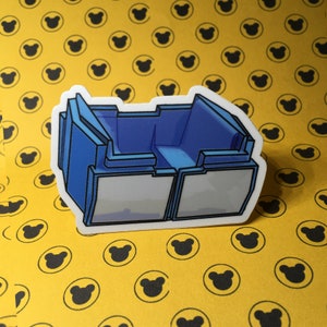 People Mover Car - Tomorrowland Inspired -  3&quot; Sticker
