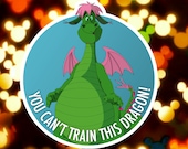 Elliot the Dragon - Pete's Dragon -  Disney Inspired Passholder Magnet