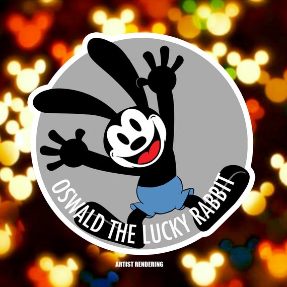 Oswald the Lucky Rabbit -  Disney Inspired Passholder Magnet