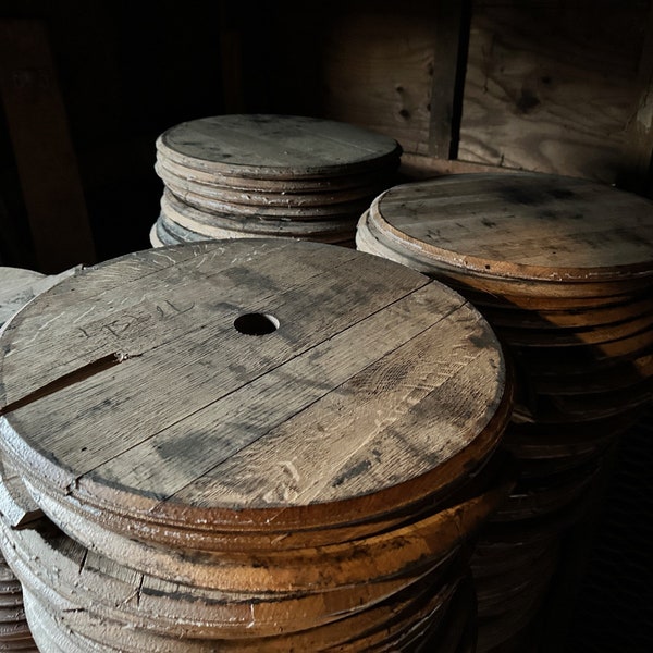 Blank Bourbon Barrel Head - Authentic Whiskey Barrel Top