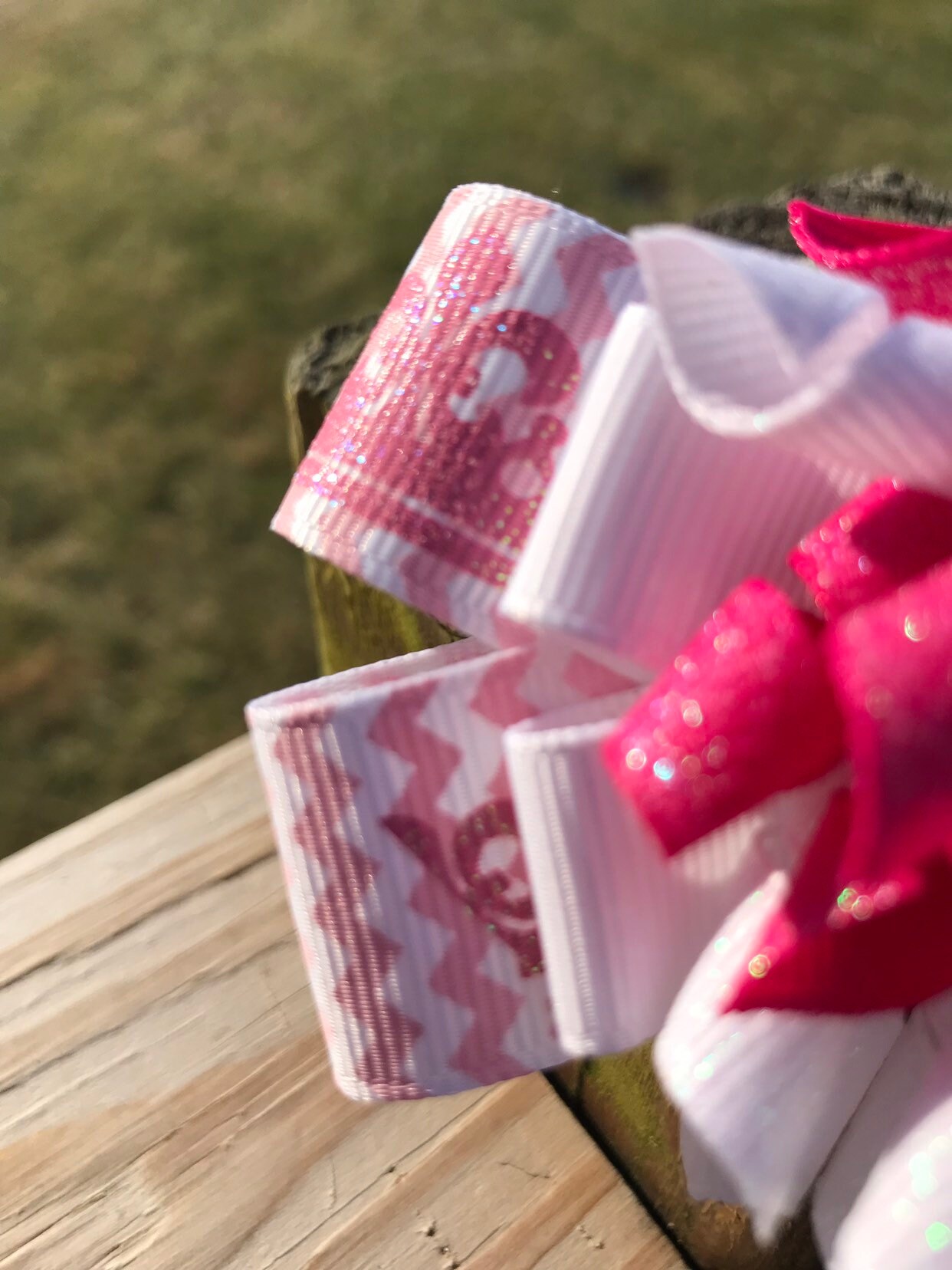 HAIR BOW RIBBON Hair Bow Hair Ribbon Hair Accessory Double Etsy