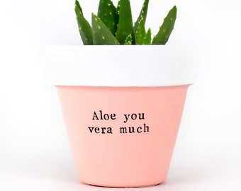Engagement Gifts for Newly Engaged Couples Custom Plant Pot Initials and Date Personalized Planter for Indoor