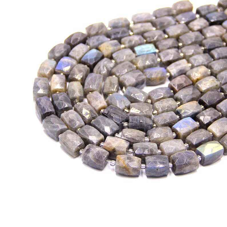 15.5 Nugget Labradorite Beads Raw Rainbow Rectangle Faceted Beads Bulk Lot Labradorite Beads 12*17 mm For Jewelry DIY Making Decoration
