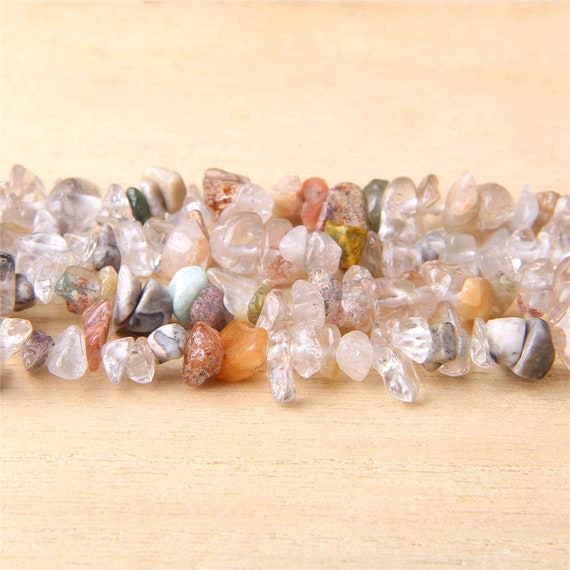 Chips Beads supply,32 inches one starand Natural Quartz Chip Beads