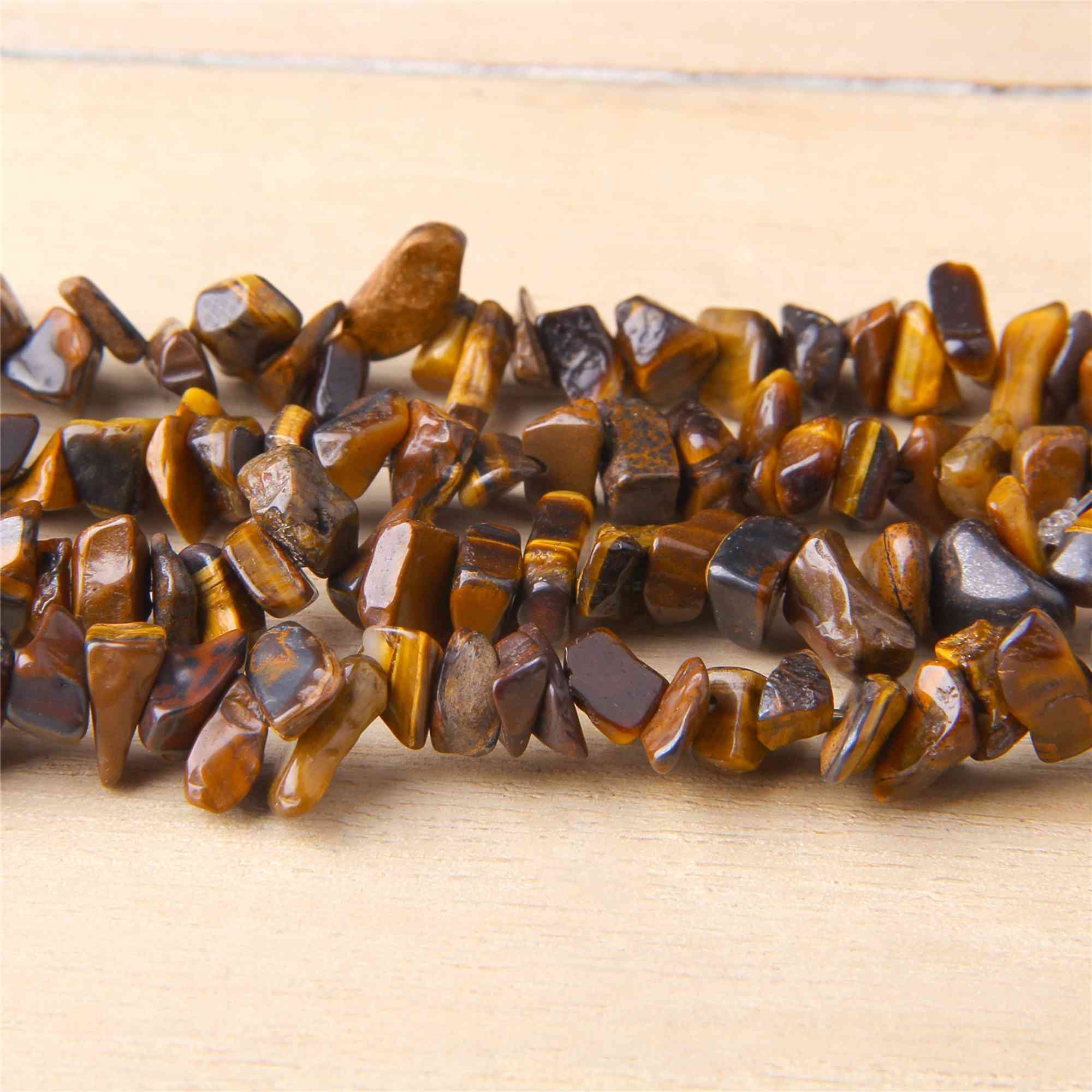 yellow tiger eye chip beads natural gemstone chip beads chip beads 4x8mm irregular pebble nugget chips beads tiger eye tiger eye chips
