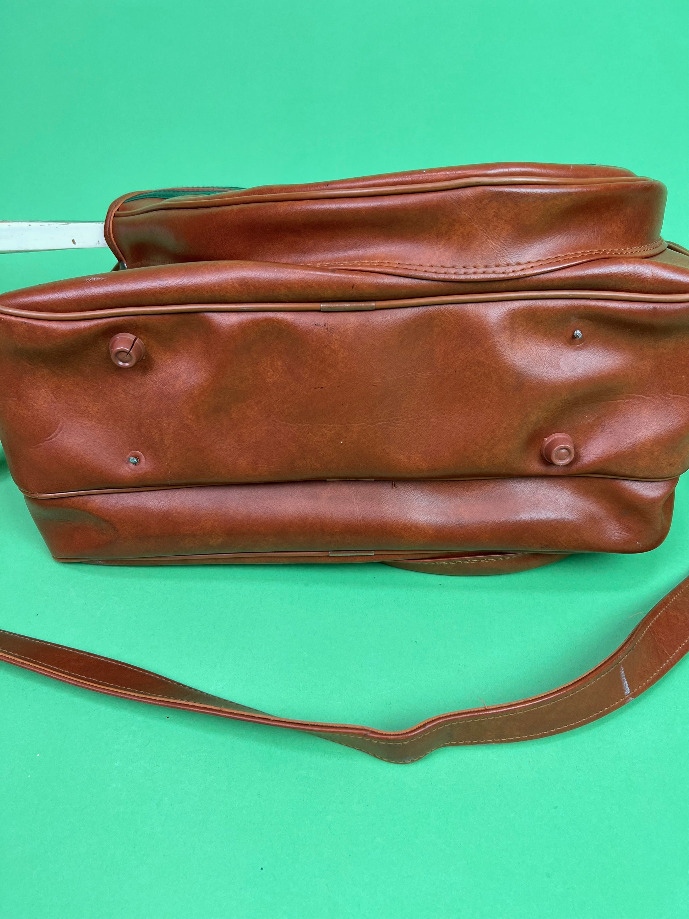 Vintage 70s Brown Tennis Bag | Vintage Tennis Racket Bag | Vintage