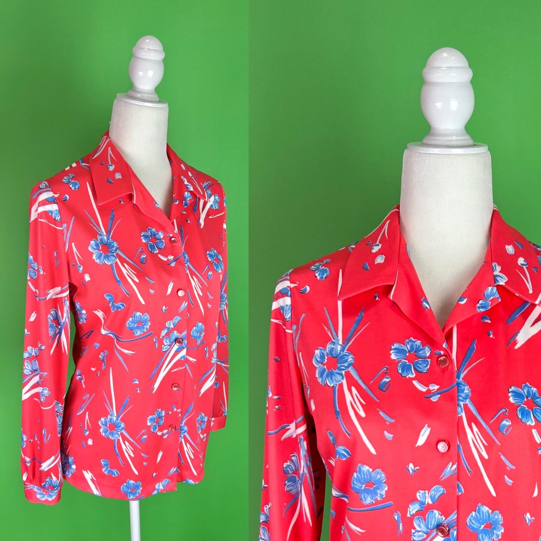 Bluse 70er Jahre Stil