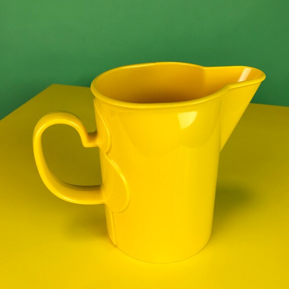 Vintage Small Dansk Yellow Plastic Pitcher by Gunnar Cyren Plastic