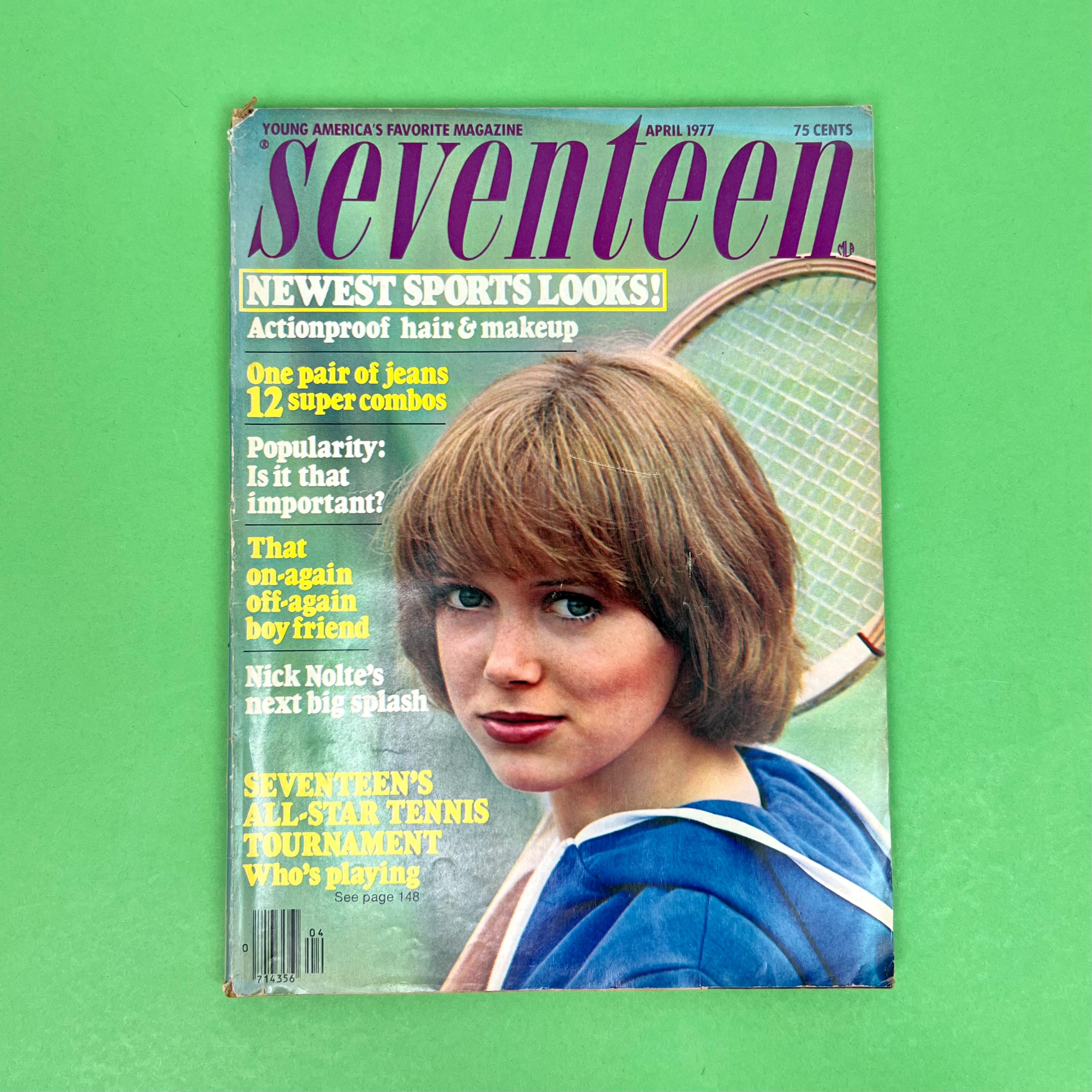 Vintage Seventeen Magazine April 1977 Issue - 70s Teen Fashion