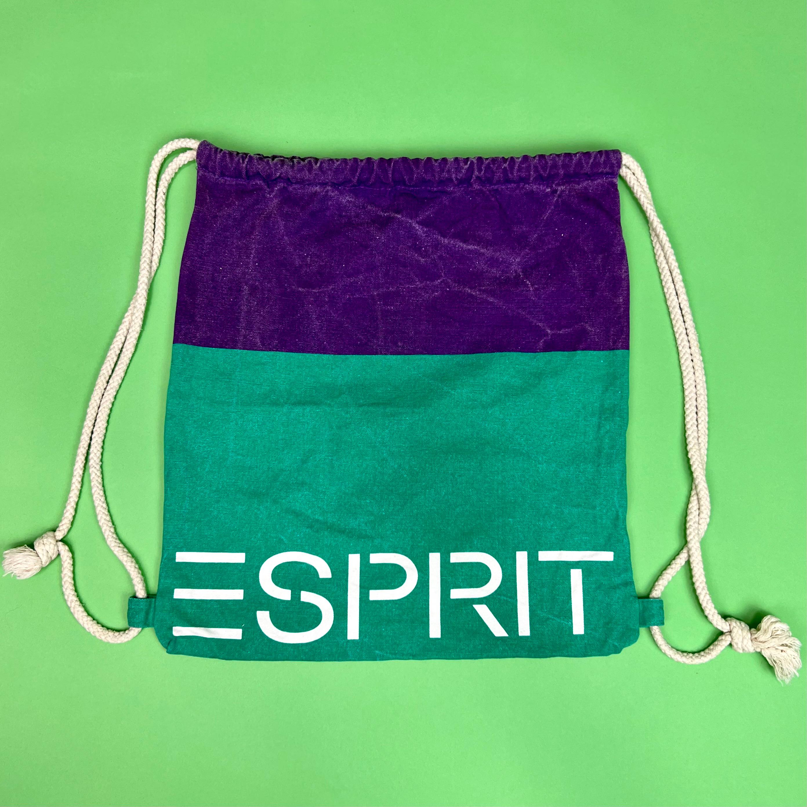 Vintage ESPRIT Flower Palm Tree Hippie Cotton Backpack Bag Tote 80s 90s RARE Esprit Backpack Bags & Handbags for Women for sale - eBay main image 3