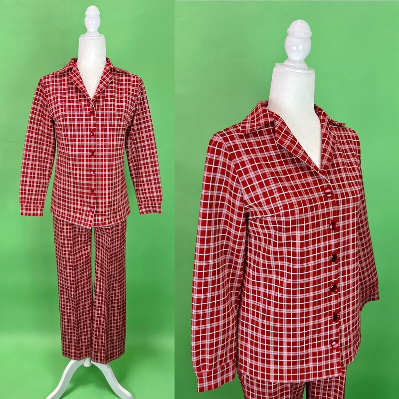 Vintage 70's women's leisure suit M main image 1
