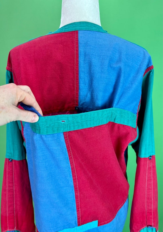 Vintage Reversible Colorblock Jacket - Size Large… - image 2