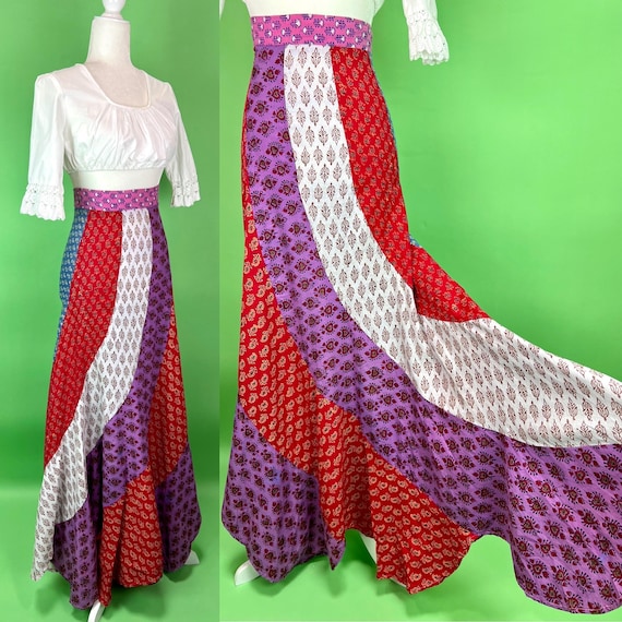 Vintage indian cotton skirt - Gem Vintage indian cotton skirt - Gem