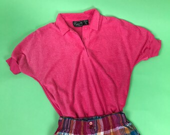80s Terry Cloth Polo - Etsy