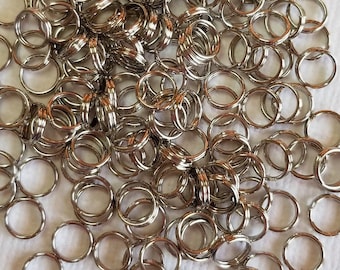 Silver Split Jump Rings 6mm (176pc) - RG468