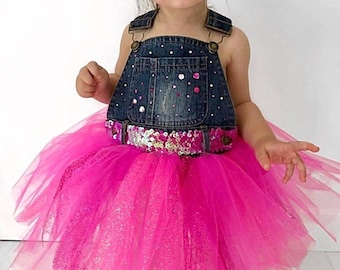 baby jean overall dress