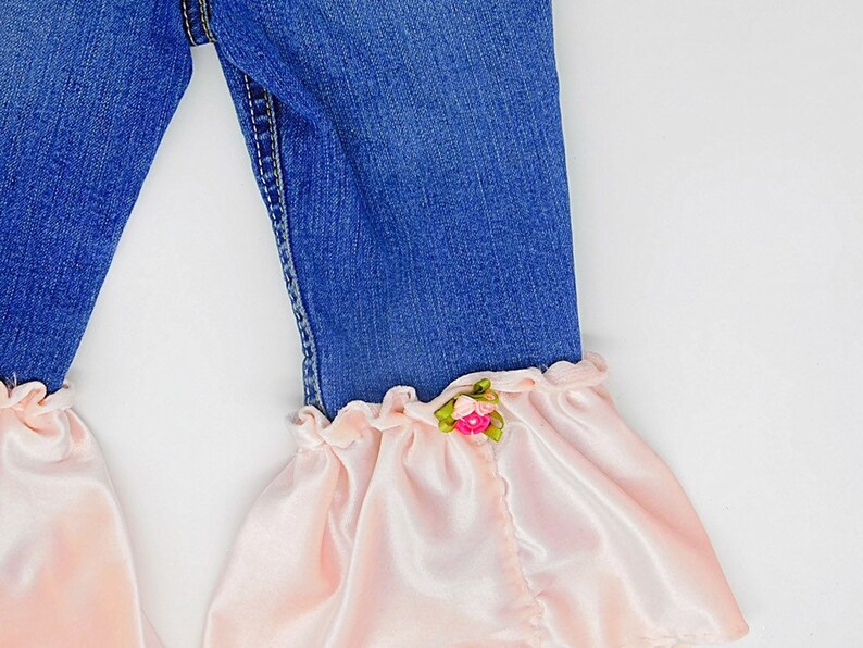 Baby Bell Bottoms Jeans Bell Bottoms for Girls Distressed Etsy