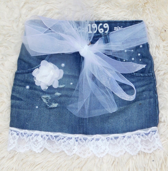 Jean skirt for toddler girl hot sale
