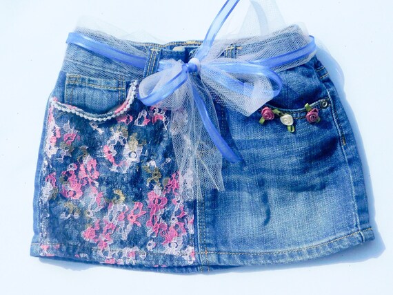 jean skirts for toddlers