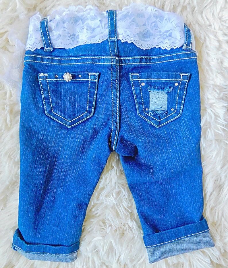 little girl jeans with bling