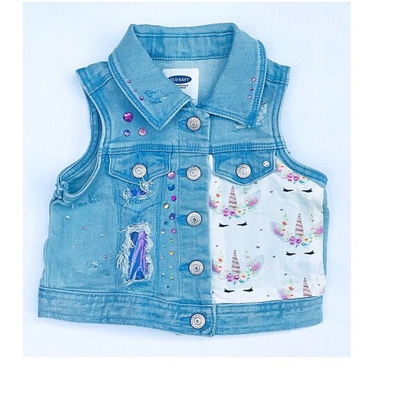 baby jean vest