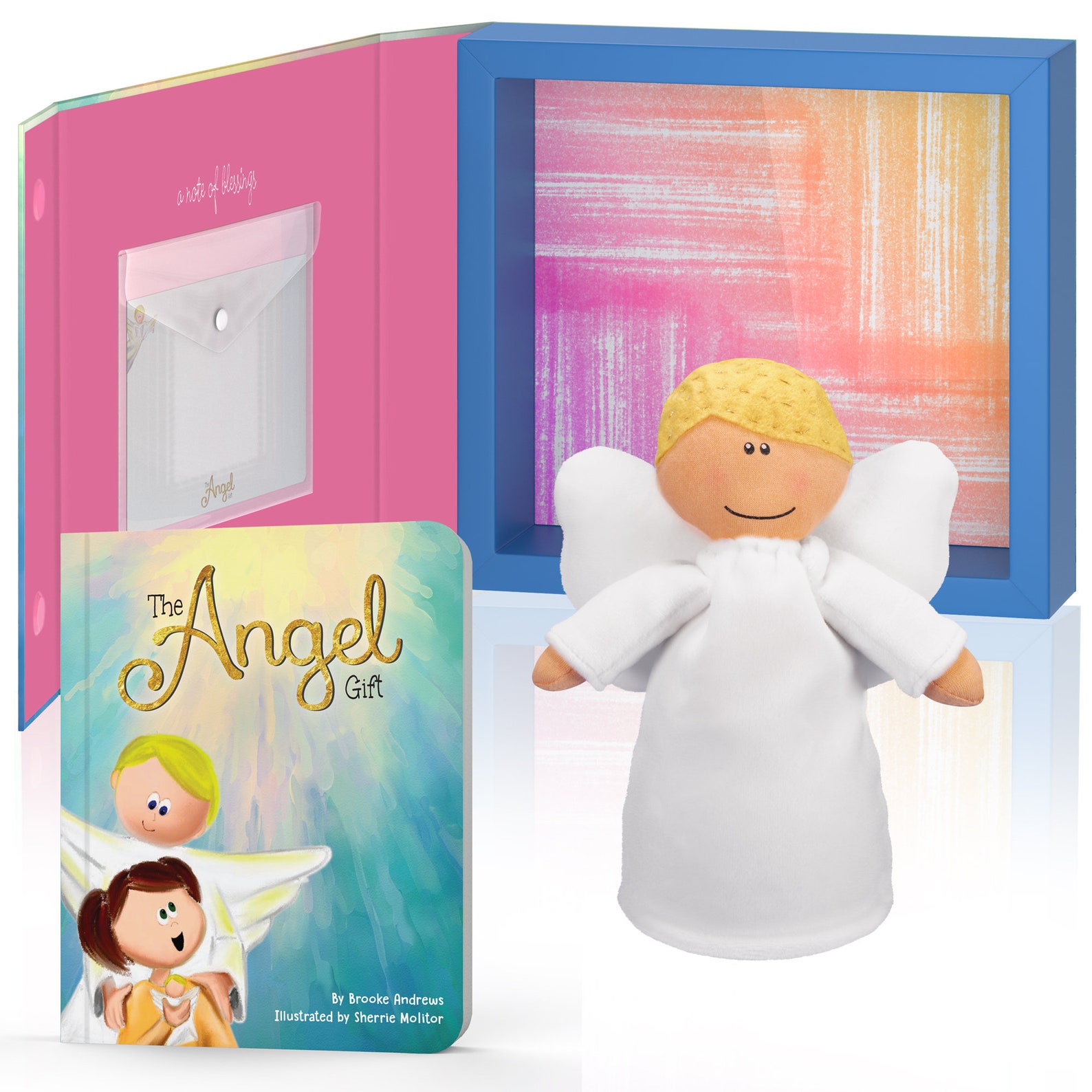 The Angel Gift Personalized Baby Shower Gift Baptism Gift for Boy or