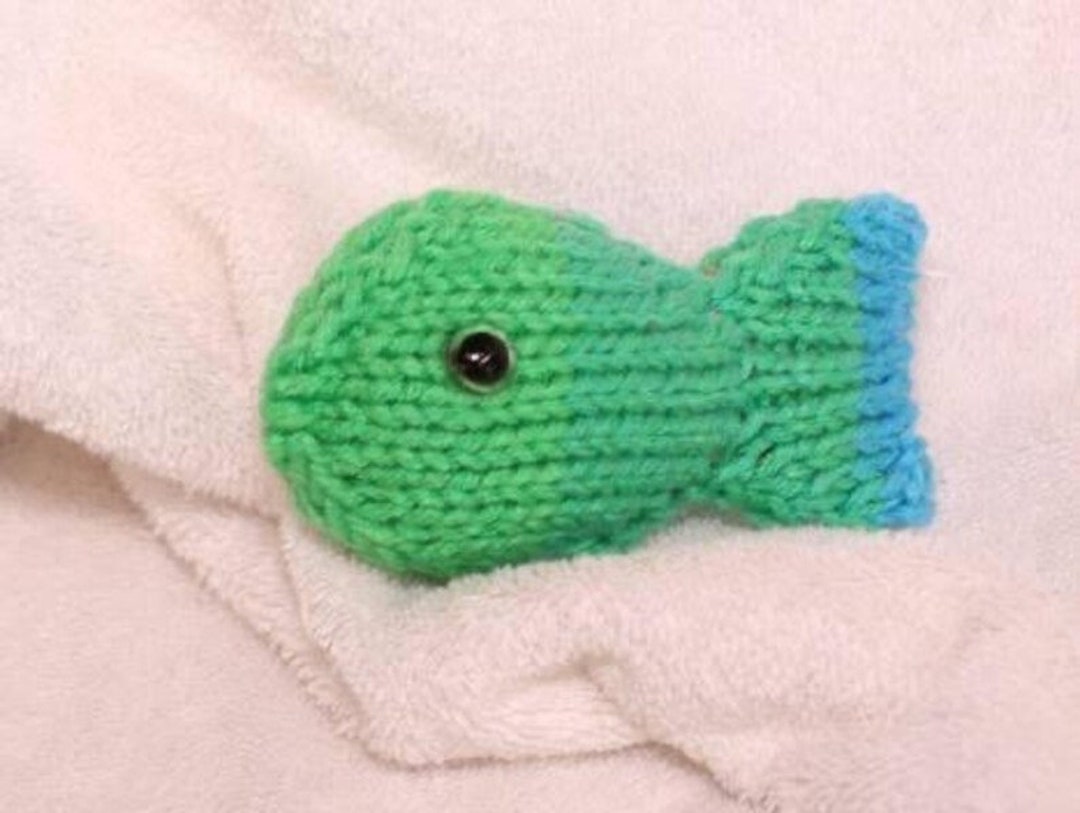 Cat Toy Fish Knitting Pattern Etsy