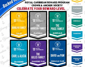 Cruise Door Magnet | Porthole Stateroom Door Magnet | Royal Caribbean Crown & Anchor Society Cruise Magnet | RCL Rewards Program