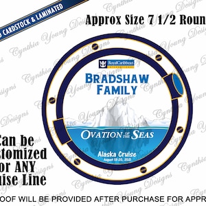 Cruise Door Magnet | Cabin Stateroom Door Alaska Cruise Magnet |  Any Cruise Line | Iceberg Glacier Cruise Magnet | Antarctica